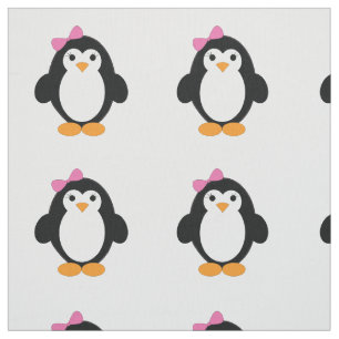 Cute Girl Penguin Tyg