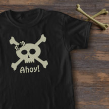 Cute Girl Pirat Skull och Crossbone