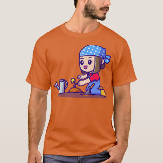 Cute Girl Planting Skörd T Shirt