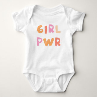 Cute Girl Power Baby Bodykostym T Shirt