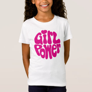 Cute Girl Power med hjärta T Shirt