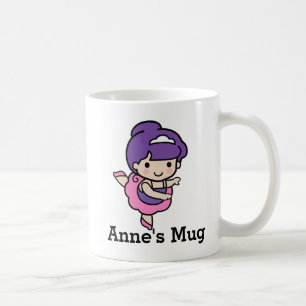 Cute Girl Prima Ballerina Kaffemugg