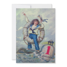 Cute Girl Sailor Buoy Throw Ring