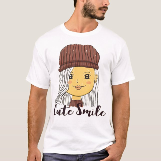 Cute Girl T Shirt (Framsida)
