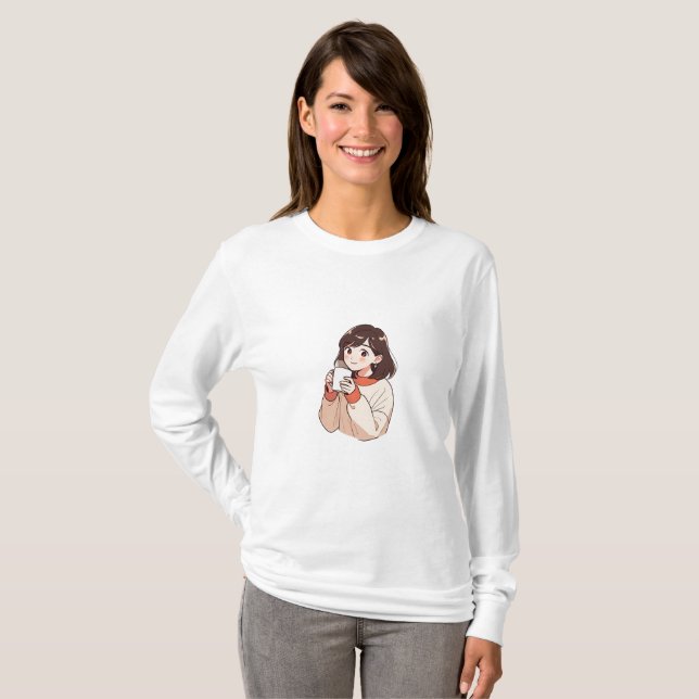 Cute Girl T Shirt (Hel framsida)