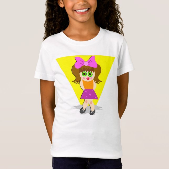 Cute Girl T Shirt (Framsida)