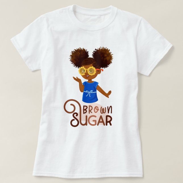 Cute Girl Tryckt  T Shirt (Design framsida)