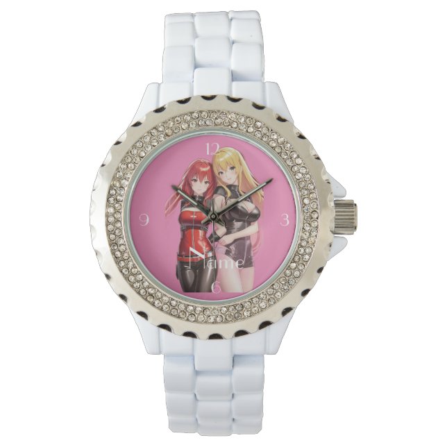 Cute Girls Anime Thunder_Cove Armbandsur (Framsida)