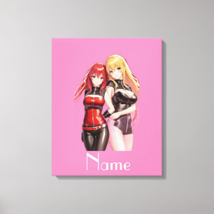 Cute Girls Anime Thunder_Cove Canvastryck