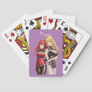 Cute Girls Anime Thunder_Cove Casinokort