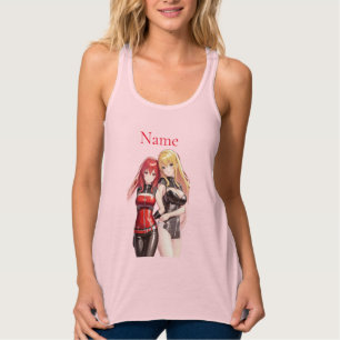 Cute Girls Anime Thunder_Cove Linne Med Racerback