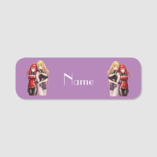 Cute Girls Anime Thunder_Cove Namnbricka