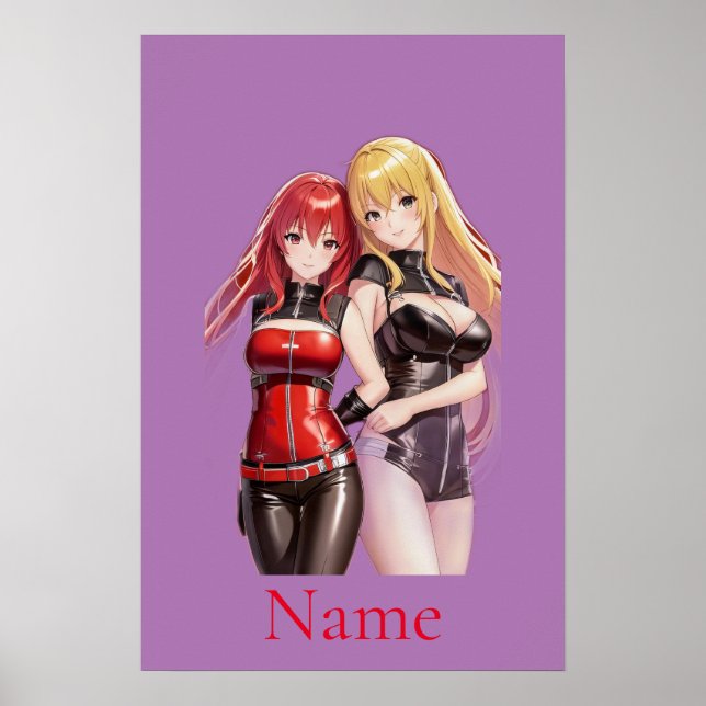 Cute Girls Anime Thunder_Cove Poster (Framsidan)