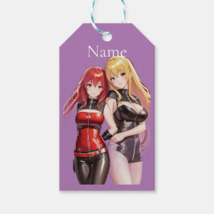 Cute Girls Anime Thunder_Cove Presentetikett