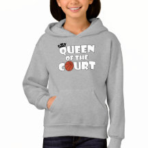 Cute Girls' Basketball Queen of the Court Sports