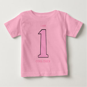 Cute Girls första födelsedag Funny Sassy Tee