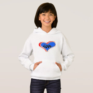 Cute Girls "Kärlek" Hearts T Shirt
