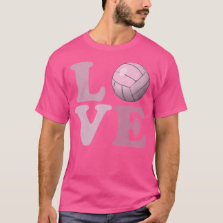 Cute Girls Kärlek Volleyball T Shirt
