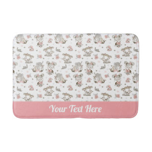 Cute Girls läser Bokar Gift Ideas Badrumsmatta