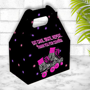 Cute Girl's Roller Skate Födelsedagsfest Presentaskar