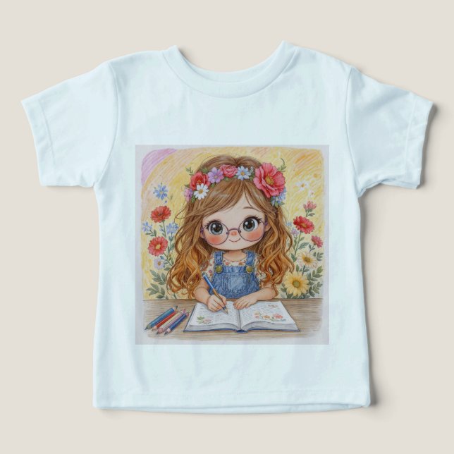 Cute Girls T-Shirt – Sweet & Playful Style (Design Framsida)