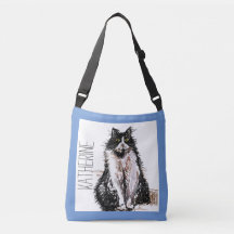 Cute Girls Tuxedo Cat Pet Handbag