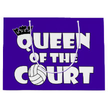 Cute Girls Volleyball Player Queen of the Court