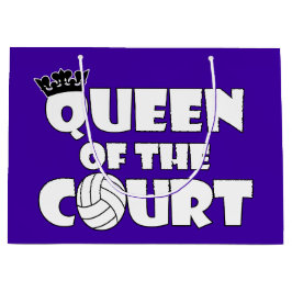 Cute Girls Volleyball Player Queen of the Court