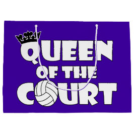 Cute Girls Volleyball Player Queen of the Court