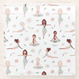 Cute Girls Zen Yoga Meditation Andlig Namaste