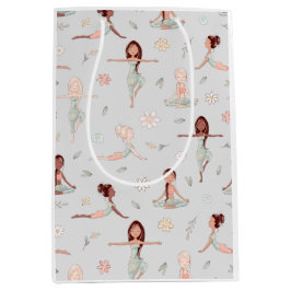 Cute Girls Zen Yoga Meditation Andlig Namaste