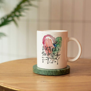 Cute Girly, "Aldrig för upptagen för Fizzy" Benporslin Mugg