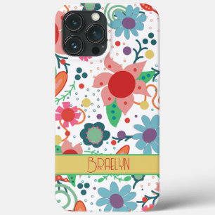 Cute Girly Anpassningsbar Inspiritivity Blommigt i