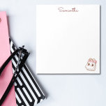 Cute Girly Back to school Anteckningsblock<br><div class="desc">Gör back to school mer roligt med vårt Cute Girly-Anteckningsblock! Den här personligen med namn anteckningsblock är perfekt för att slå ihop läxor,  doppa under klass eller skriva söta anteckningar till dina vänner. Håll dig organiserad och snyggt hela året med den här fina bärbara datorn.</div>