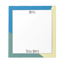 Cute Girly Blue Beige Färg Monogrammad