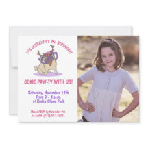 Cute Girly Boho Blommigt Pug Lila Glass Birthday