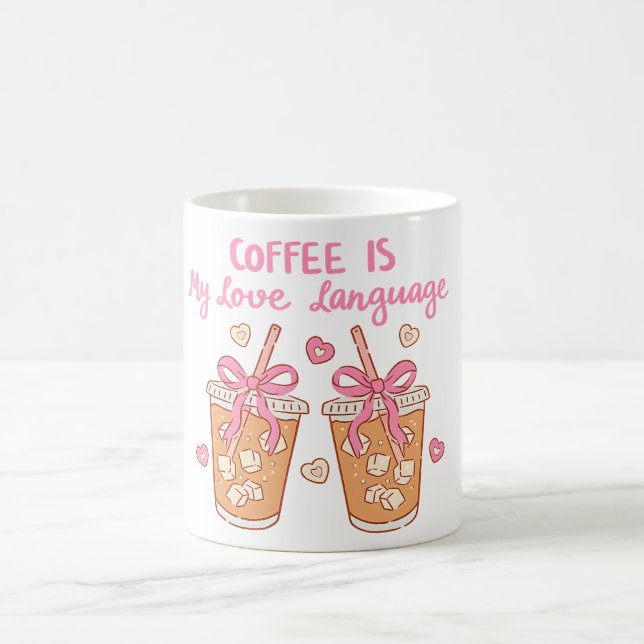 Cute Girly Coffee Lover Kaffemugg (Center)