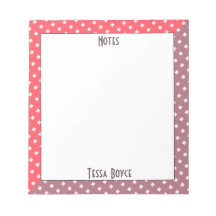 Cute Girly Coral Rosa Färg Monogrammed