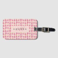 Cute Girly Feminine Pear Monogrammed inledande gåv
