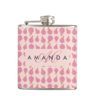 Cute Girly Feminine Pear Monogrammed inledande gåv Fickplunta