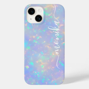 Cute Girly Luxury HoloGraphigrafiskt monogram