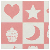 Cute Girly Modern Rosa Checkated Icons Mönster