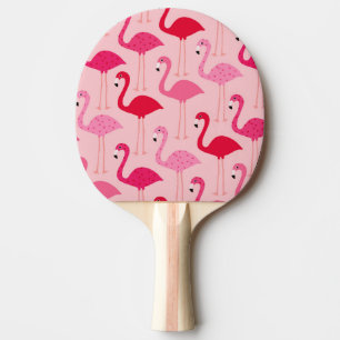 Cute Girly Modern Summer Rosa Flamingo Pattern Pingisracket