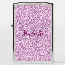 Cute Girly Monogram Rosa Gnistra Zippo Lighter