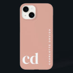 Cute Girly Peach Monogram<br><div class="desc">Personligen iphone case kombinerar stil och fungerar, skapar det som ett måste för alla som söker iphone case sött och unikt. Designad för dem som kärlek iphone case sött girig och iphone case söt rosa, lägger fodral till lite elegans till din enhet. Perfekt för söt skolförråd och back to school...</div>