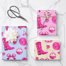 Cute Girly Preppy Rosa jul Blue Beige