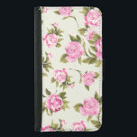 Cute Girly Rosa and Lila Provencal Ro Samsung Galaxy S5 Plånboksfodral<br><div class="desc">Olika sprayer av rosa och lavender Provencal stil cabbage ro och daisy på en mjuk baksida av gult och grönt. Grafik av Kika Esteves på Mygrafico.com.</div>