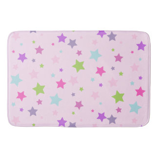 Cute girly rosa Bath Mat, stjärnor Badrumsmatta