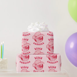 Cute Girly Rosa Disco Cowgirl Hat Presentpapper