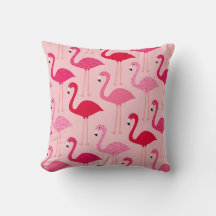 Cute Girly Rosa Flamingo Pattern